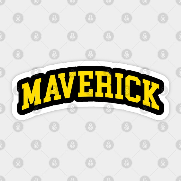 Maverick Sticker by monkeyflip